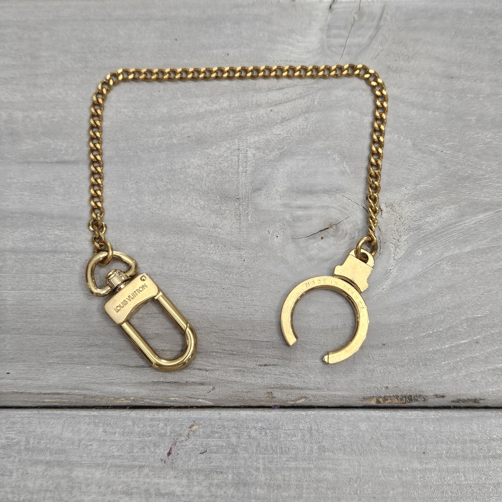Louis Vuitton Gold Chain Extender/Key Holder